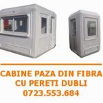 Cabine paza din fibra Cabine paza din fibra cu pereti dubli